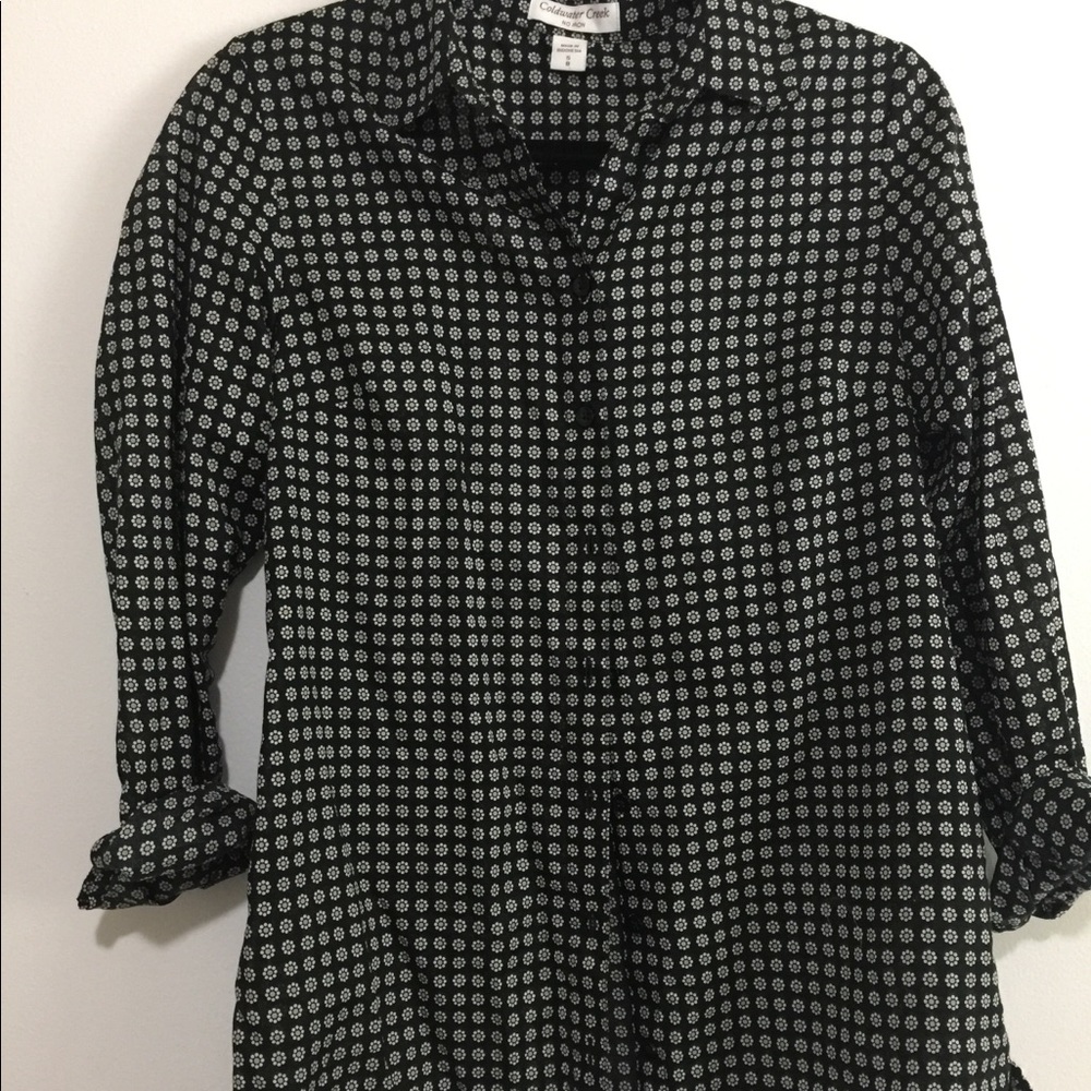 Coldwater Creek Daisy Button Up